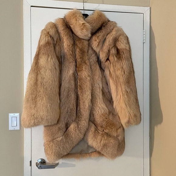 Vintage fox fur stroller coat - Picture 1 of 10